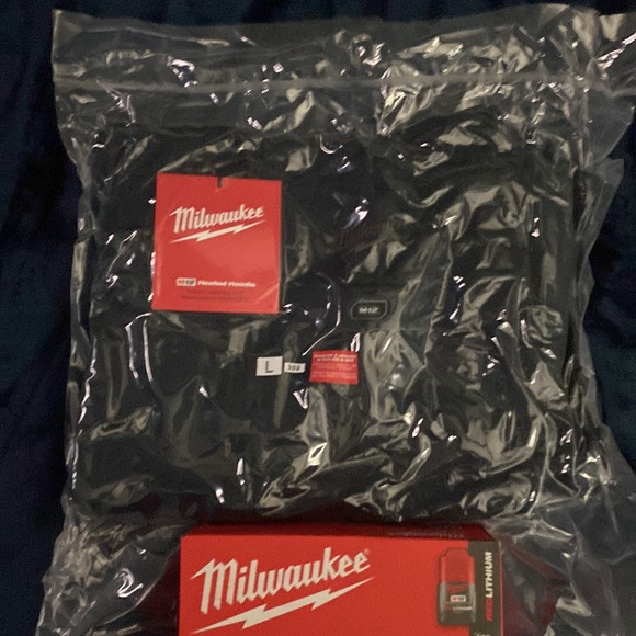 Milwaukee heated hoodie (Blue) size large - Picture 2 of 2